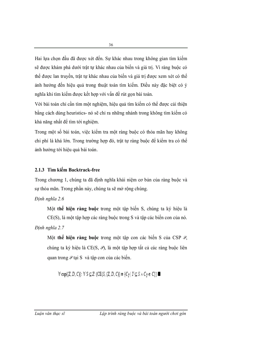 image for page Lập trình ràng buộc với bài toán người chơi gôn