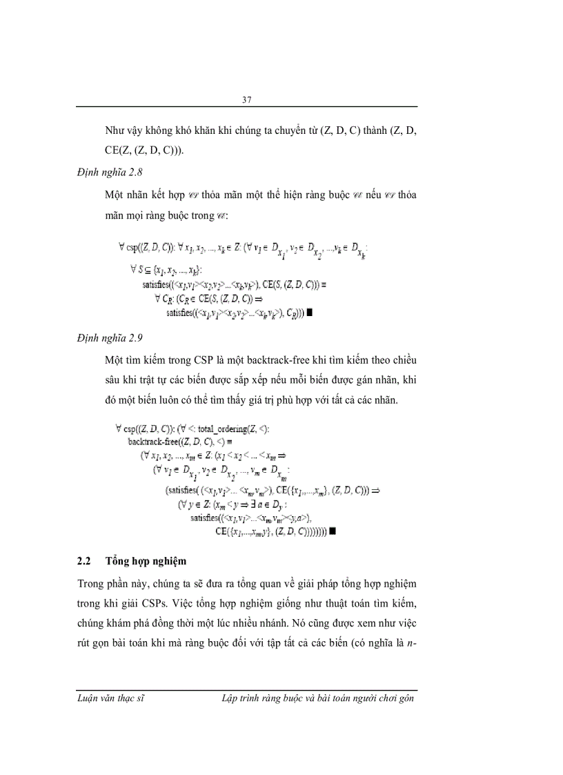 image for page Lập trình ràng buộc với bài toán người chơi gôn