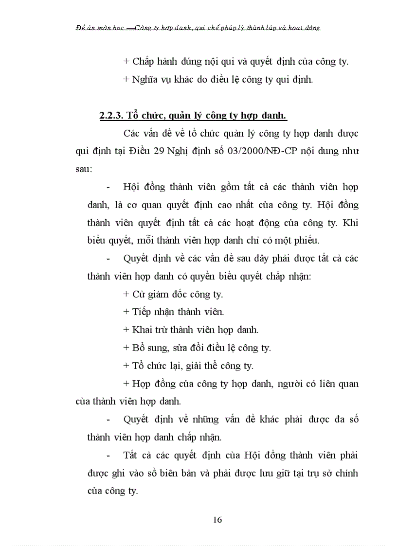 image for page Tiểu luận Công ty hợp danh quy chế pháp lý thành lập và hoạt động ở Việt Nam