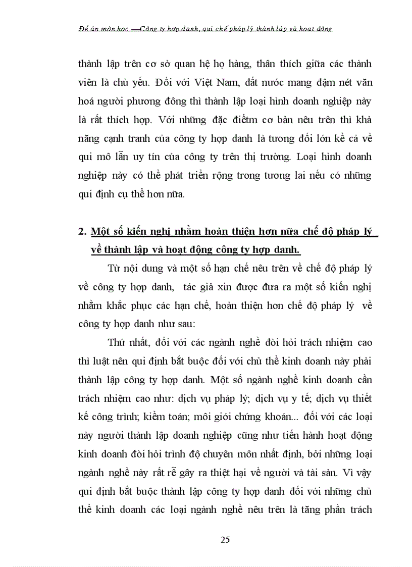 image for page Tiểu luận Công ty hợp danh quy chế pháp lý thành lập và hoạt động ở Việt Nam