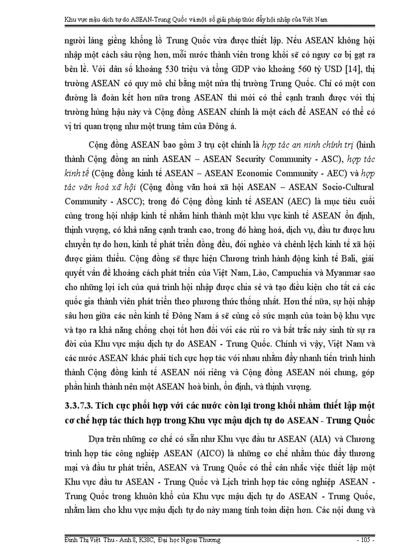 image for page Khu vực mậu dịch tự do ASEAN Trung Quốc và một số giải pháp thúc đẩy hội nhập của Việt Nam