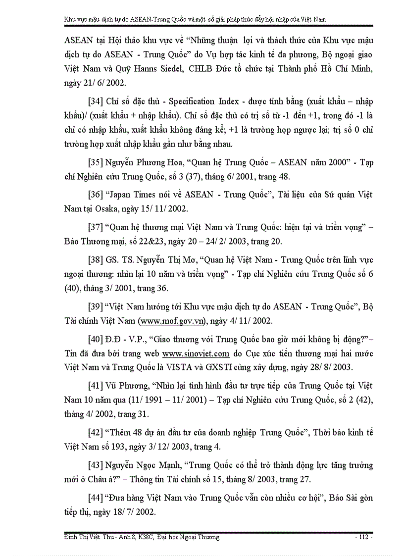 image for page Khu vực mậu dịch tự do ASEAN Trung Quốc và một số giải pháp thúc đẩy hội nhập của Việt Nam