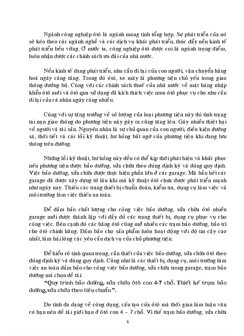 image for page Quy trinh bảo dưỡng sửa chữa oto con 4 7 chỗ