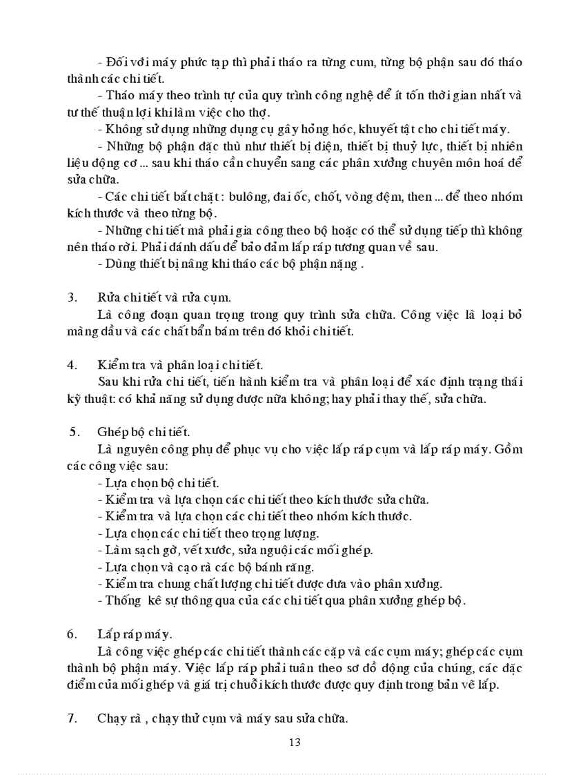 image for page Quy trinh bảo dưỡng sửa chữa oto con 4 7 chỗ