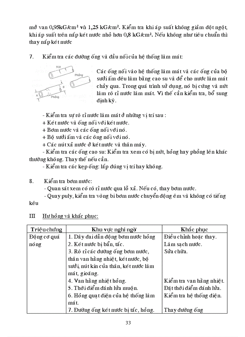 image for page Quy trinh bảo dưỡng sửa chữa oto con 4 7 chỗ