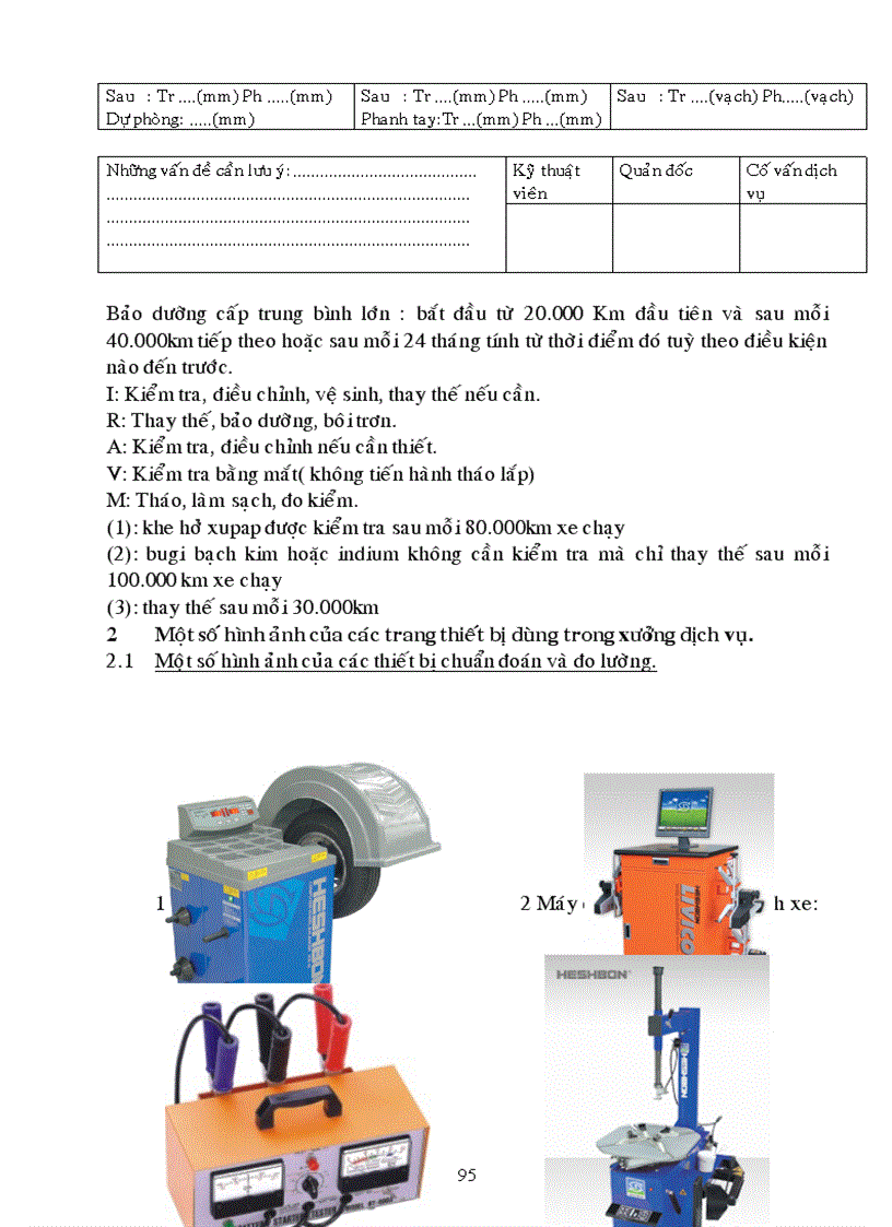 image for page Quy trinh bảo dưỡng sửa chữa oto con 4 7 chỗ