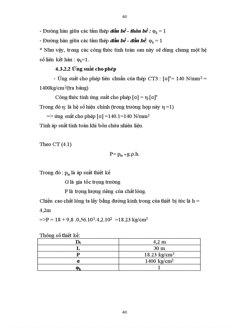 image for page Đồ án Tìm hiểu và tính toán thiết kế bồn chứa LPG dung tích 420 m3