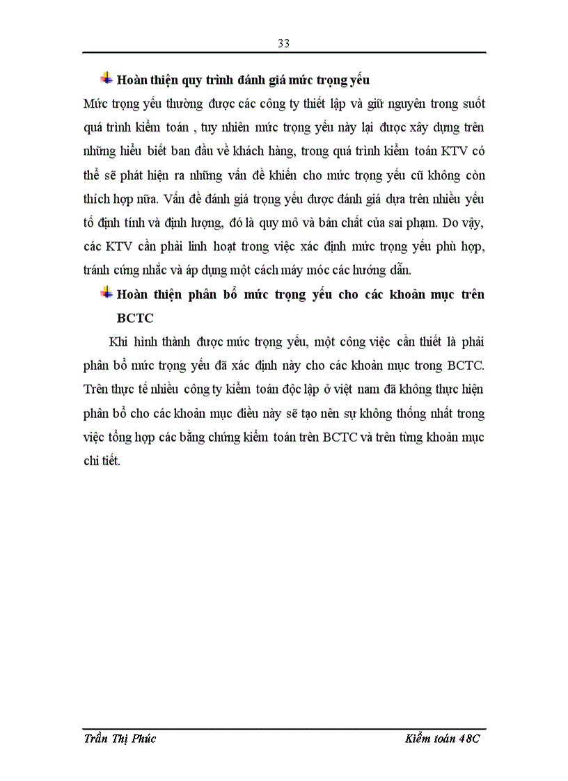 image for page Trọng yếu và qui trình đánh giá trọng yếu trong kiểm toán báo cáo tài chính