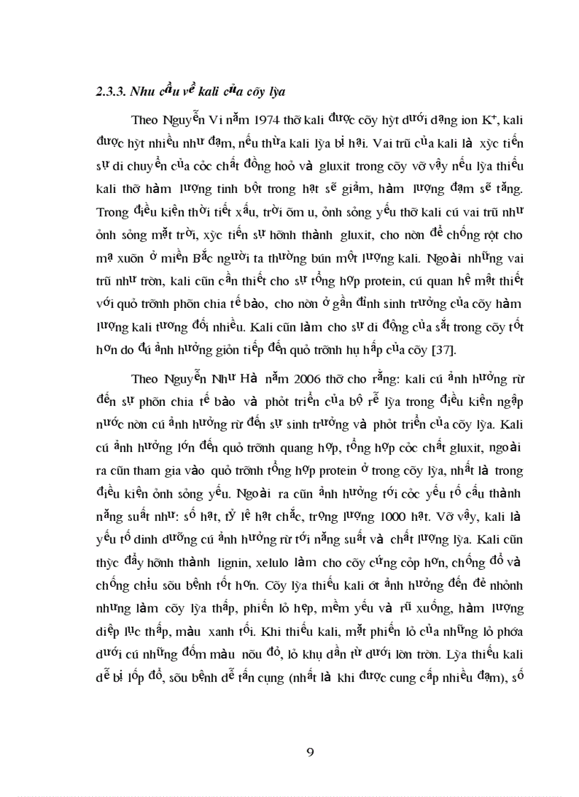 image for page Xác định liều lượng phân bón thích hợp cho lúa PC6 trên đất phù sa sông Thái Bình