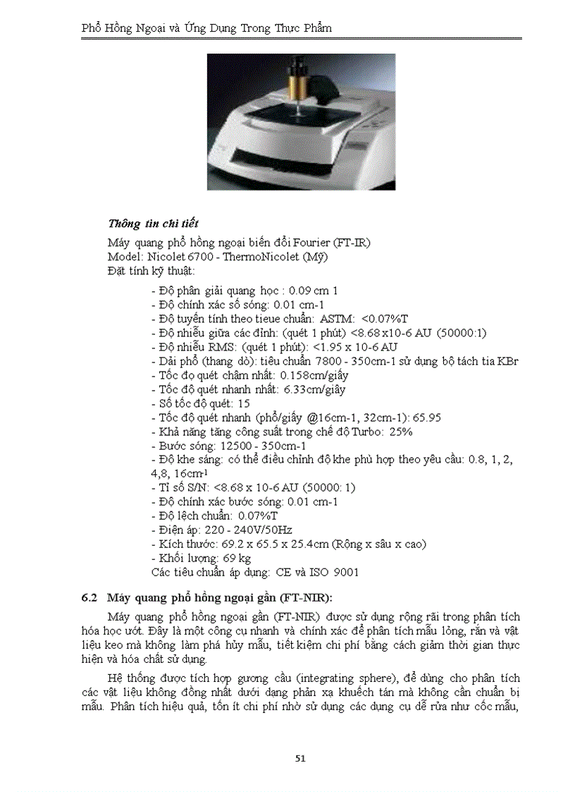 image for page Tia hồng ngoại và ứng dụng trong thực phẩm