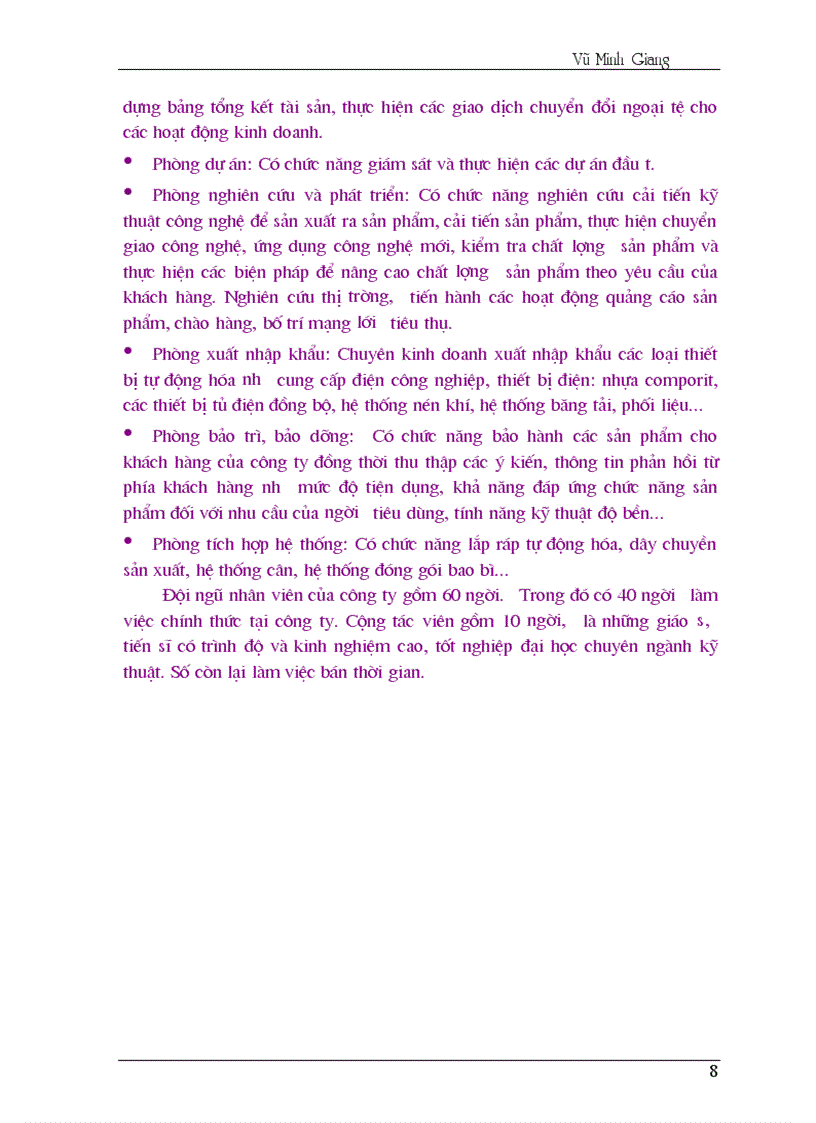 image for page Báo cáo thực tập tại Công ty thương mại kỹ thuật đông nam á