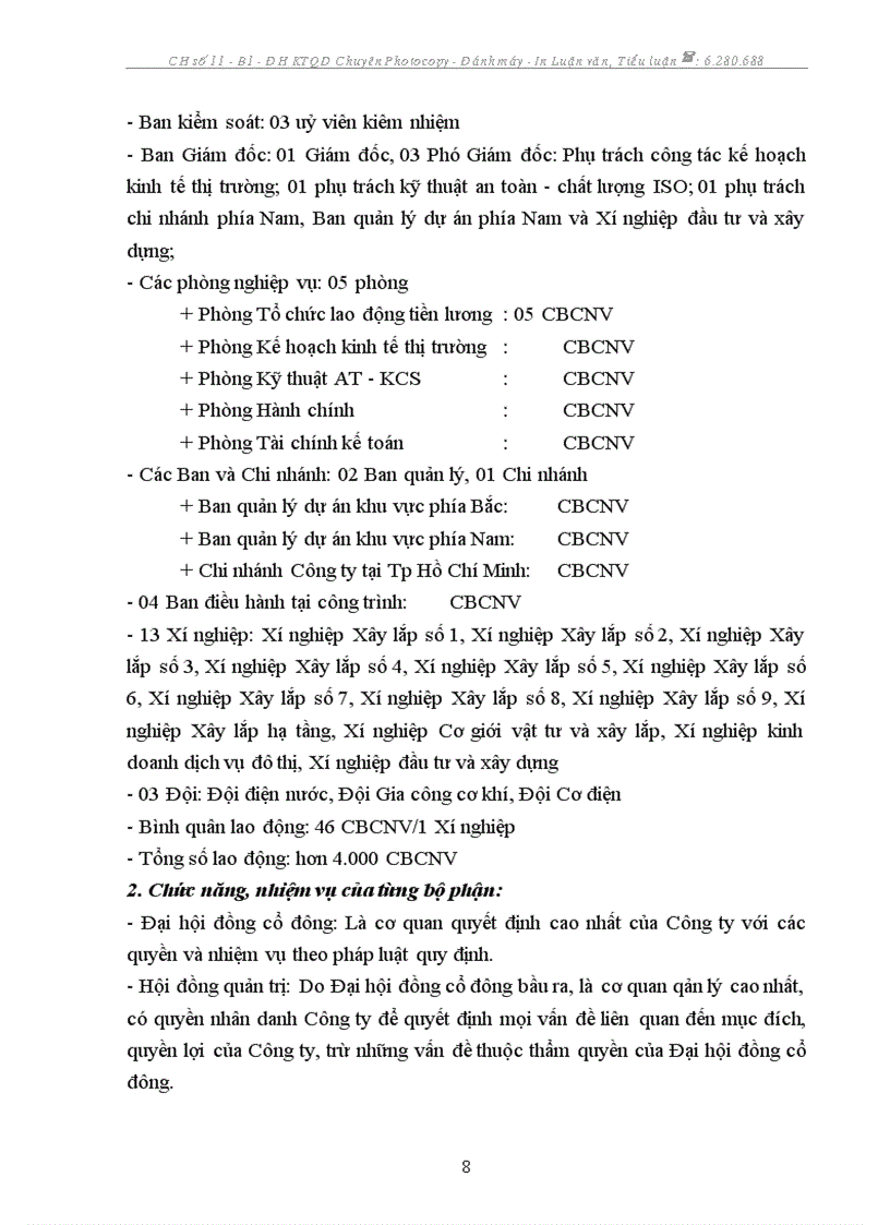 image for page Báo cáo thực tập tại Công ty cổ phần lắp máy điện nước và xây dựng trực thuộc tổng công ty xây dựng hà nội