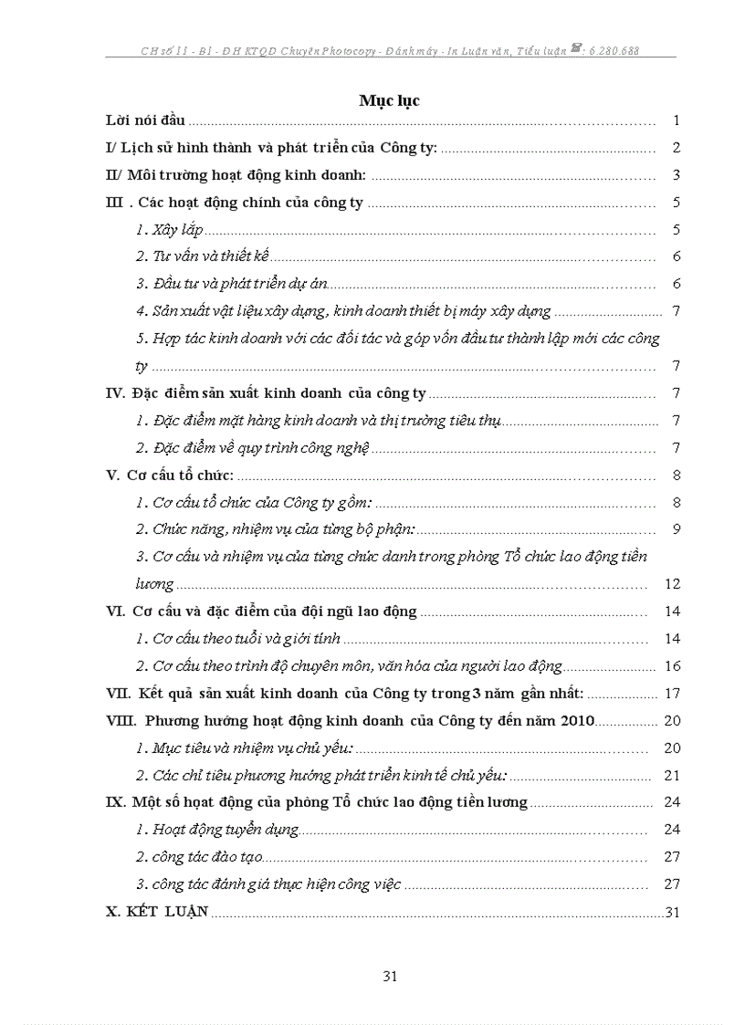 image for page Báo cáo thực tập tại Công ty cổ phần lắp máy điện nước và xây dựng trực thuộc tổng công ty xây dựng hà nội