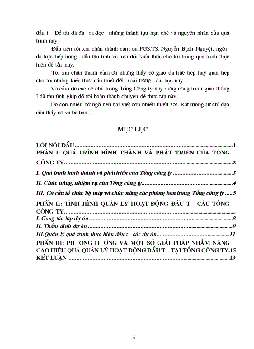 image for page Báo cáo thực tập tại Tổng công ty xây dựng công trình giao thông