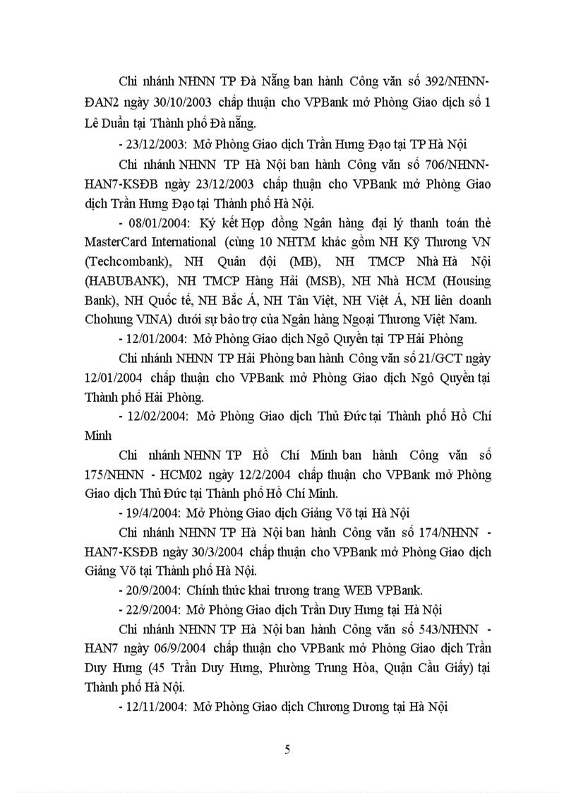 image for page Báo cáo thực tập tại Ngân hàng VPBank