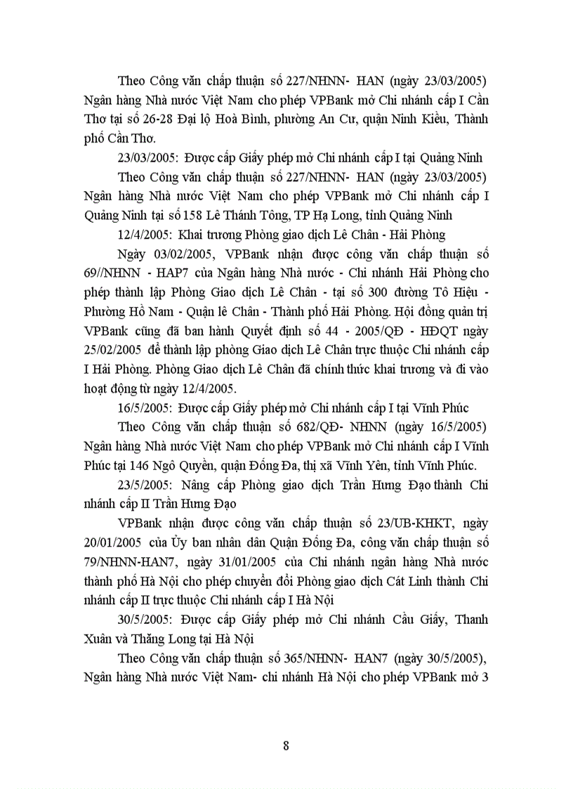 image for page Báo cáo thực tập tại Ngân hàng VPBank