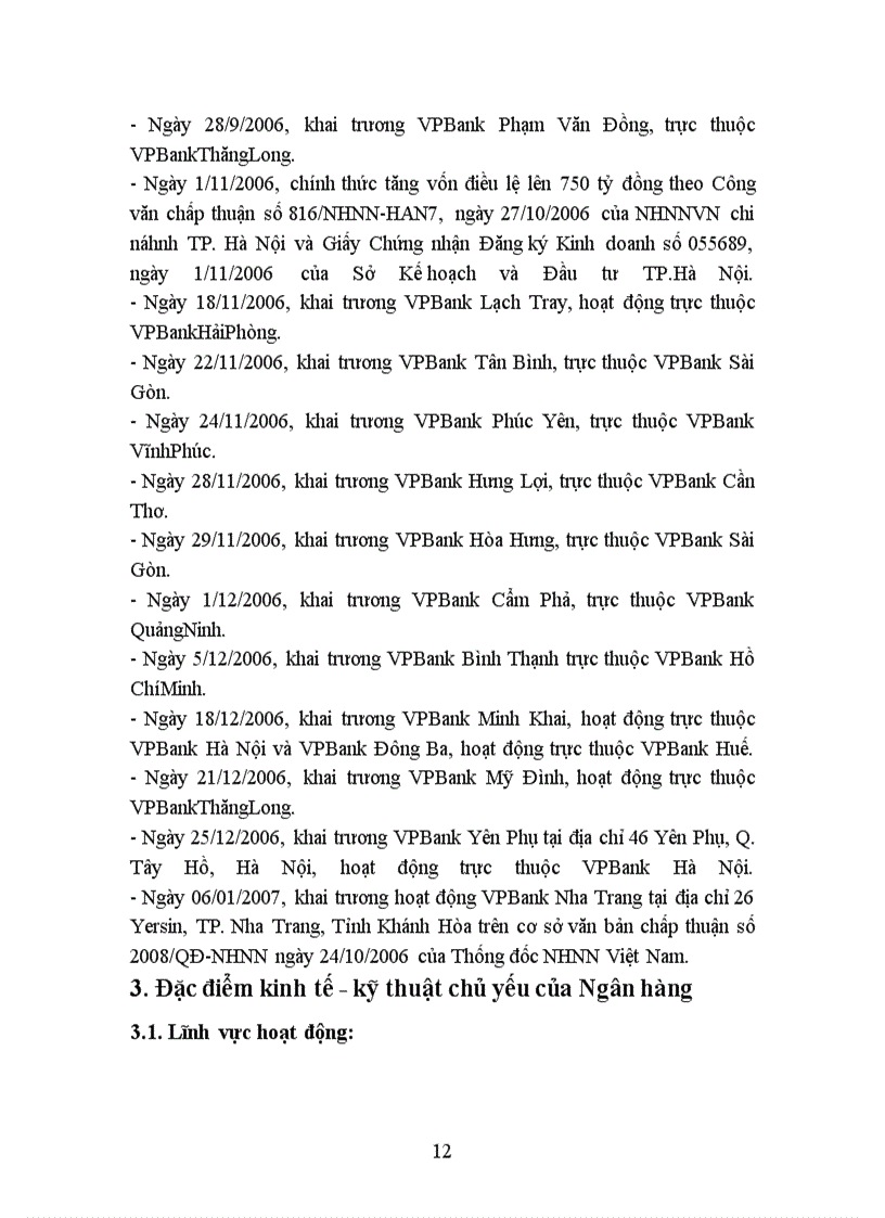 image for page Báo cáo thực tập tại Ngân hàng VPBank