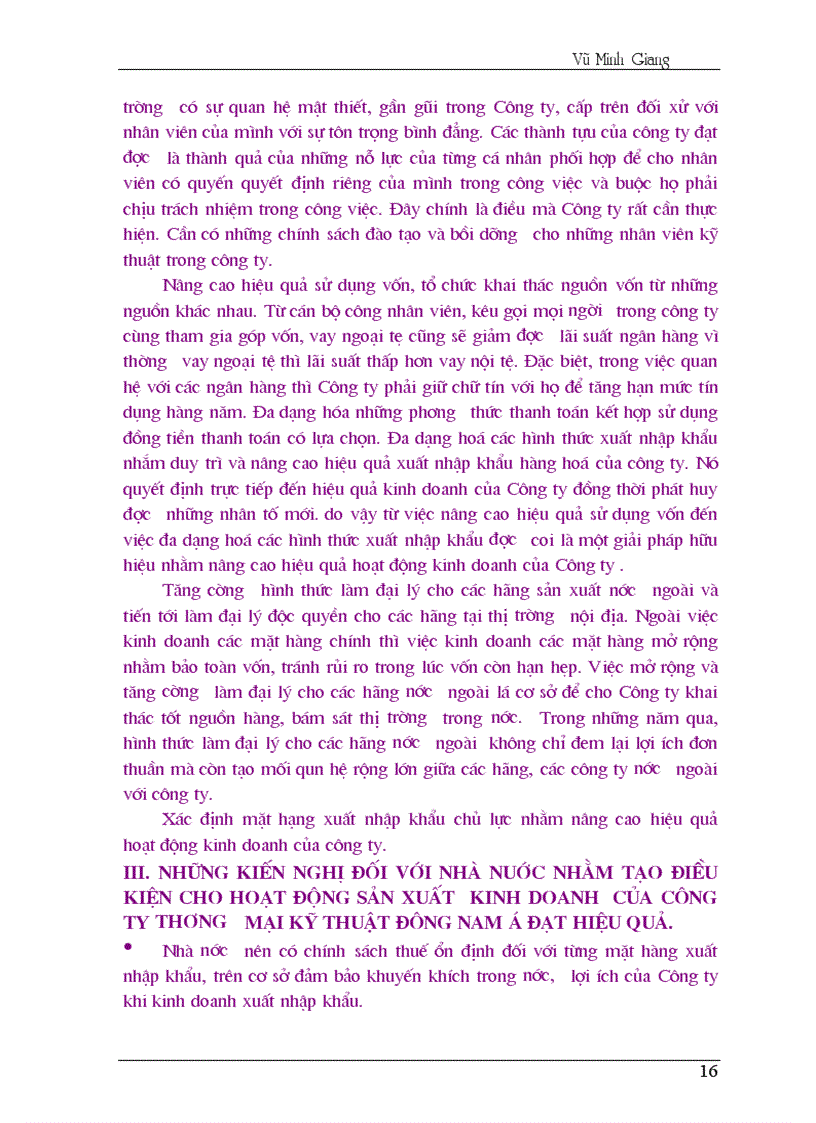 image for page Báo cáo thực tập tại Công ty thương mại kỹ thuật đông nam á