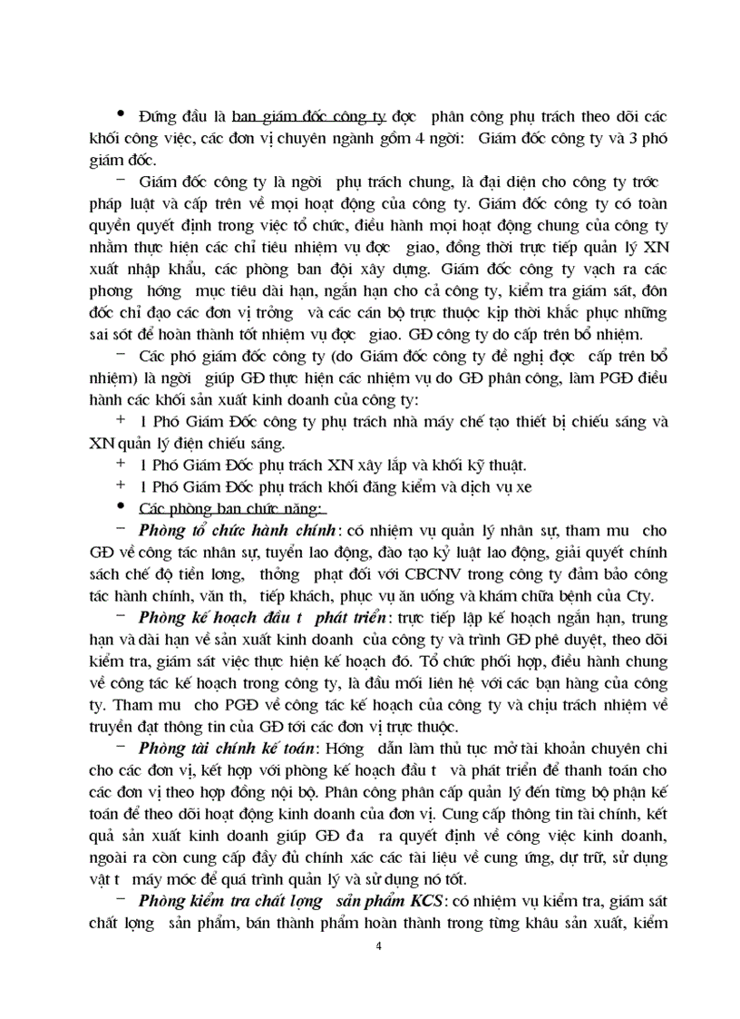 image for page Báo cáo thực tập tại Công ty chiếu sáng và thiết bị đô thị