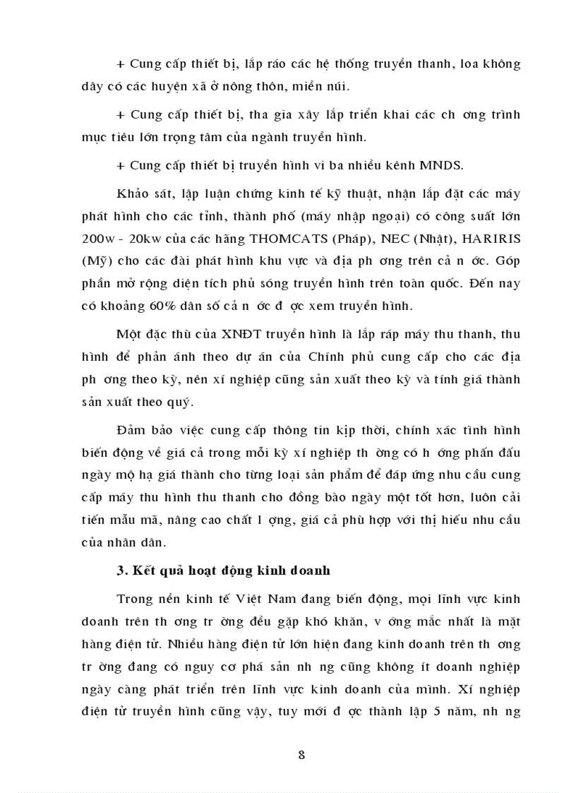 image for page Báo cáo thực tập tại Xí nghiệp điện tử truyền hình việt nam