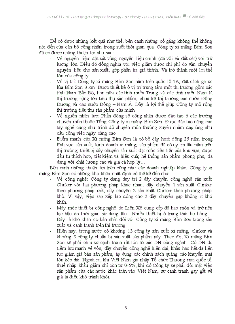 image for page Báo cáo thực tập tại Công ty CP xi măng Bỉm Sơn