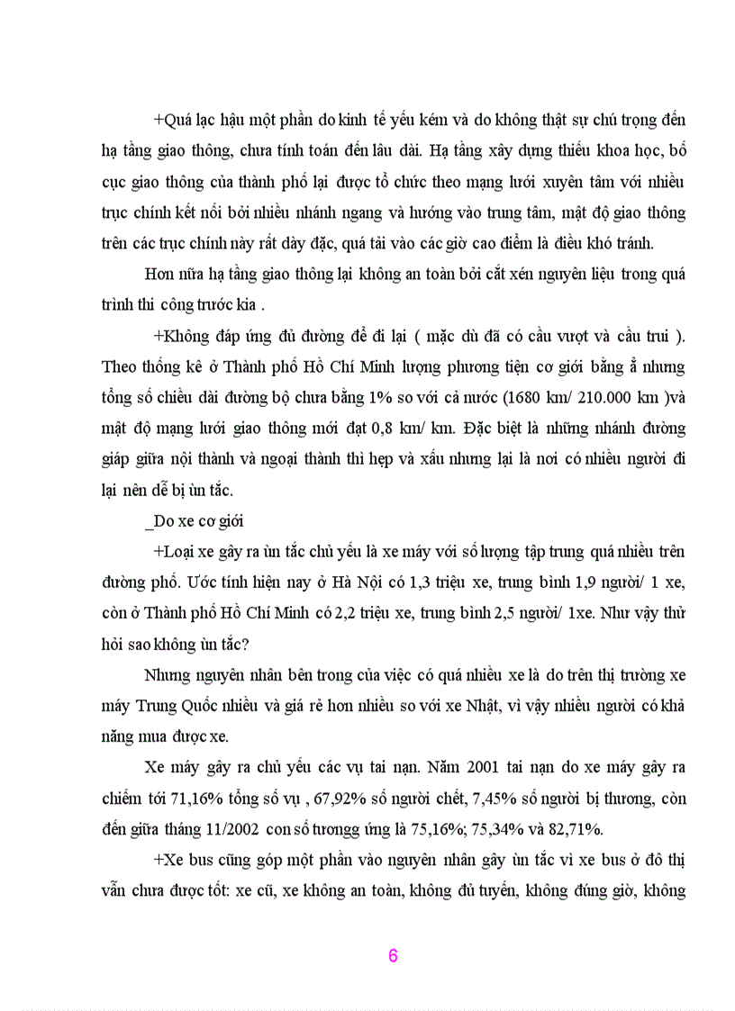 image for page Thực trạng giao thông ở các đô thị của chúng ta