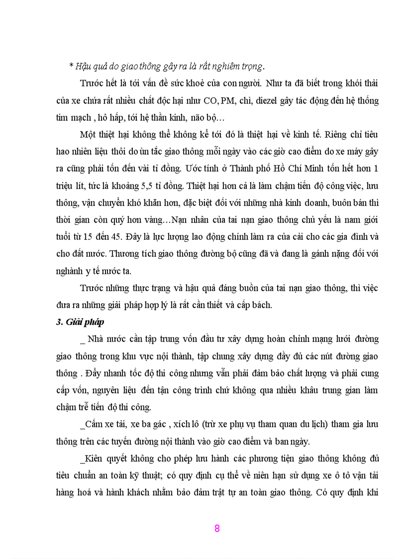 image for page Thực trạng giao thông ở các đô thị của chúng ta