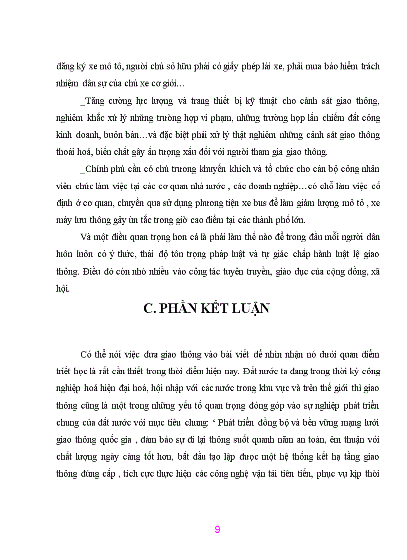 image for page Thực trạng giao thông ở các đô thị của chúng ta