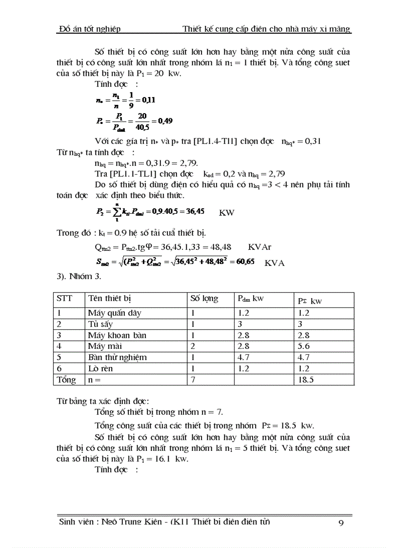 image for page Thiết kế cung cấp điện cho nhà máy xi măng