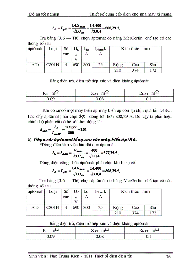 image for page Thiết kế cung cấp điện cho nhà máy xi măng