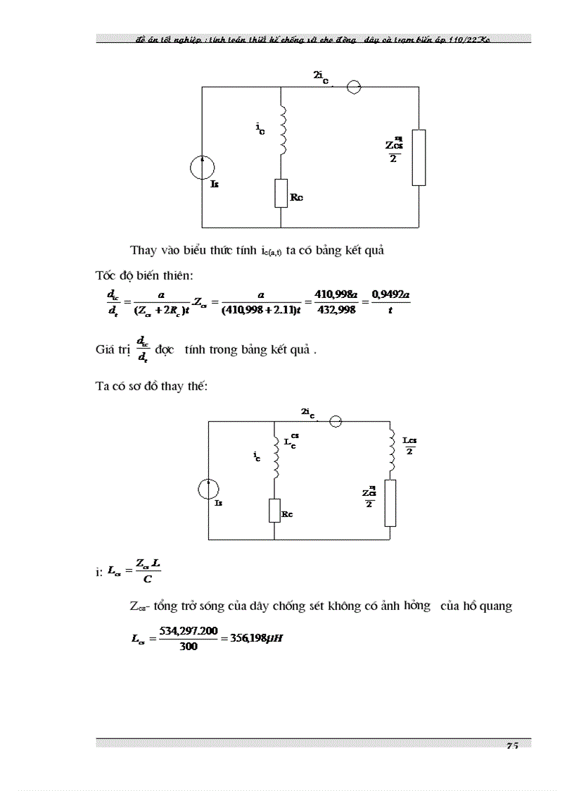image for page Tính toán thiết kế chống sét cho đường dây và trạm biến áp 110kV
