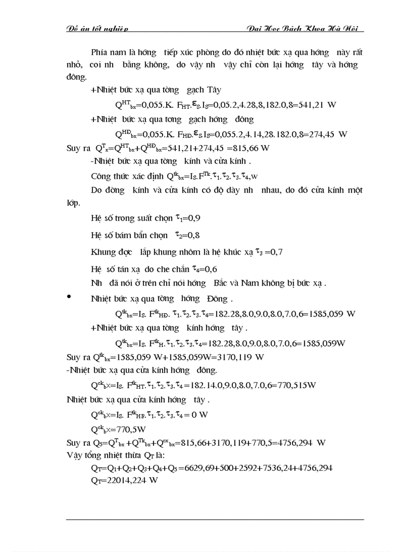 image for page Tính toán thiết kế hệ thống điều hòa nhiệt độ