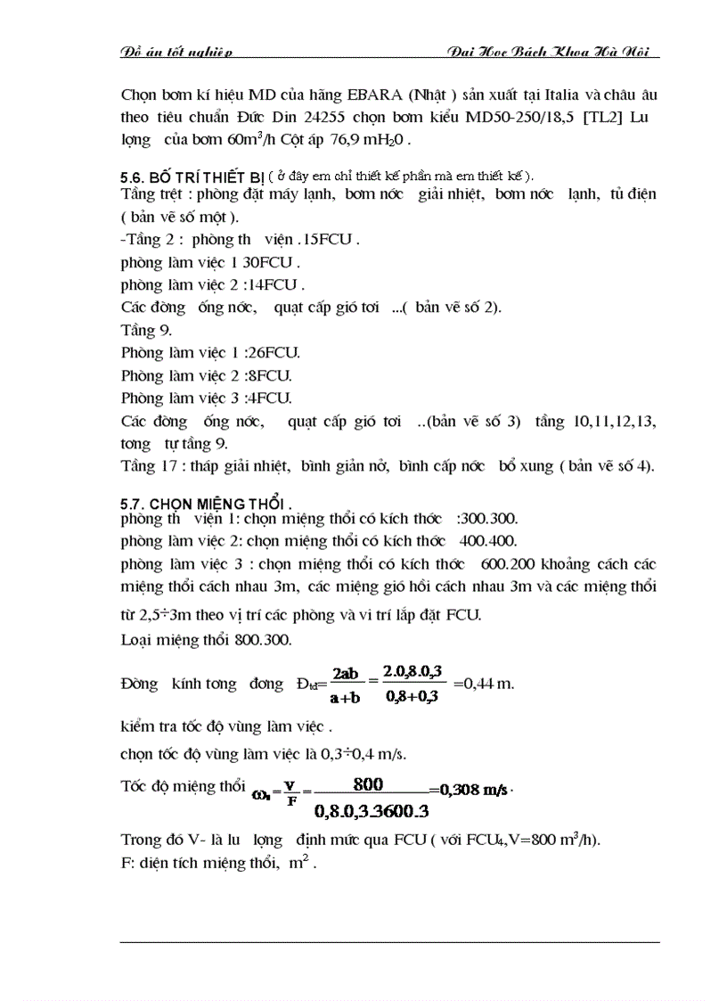 image for page Tính toán thiết kế hệ thống điều hòa nhiệt độ