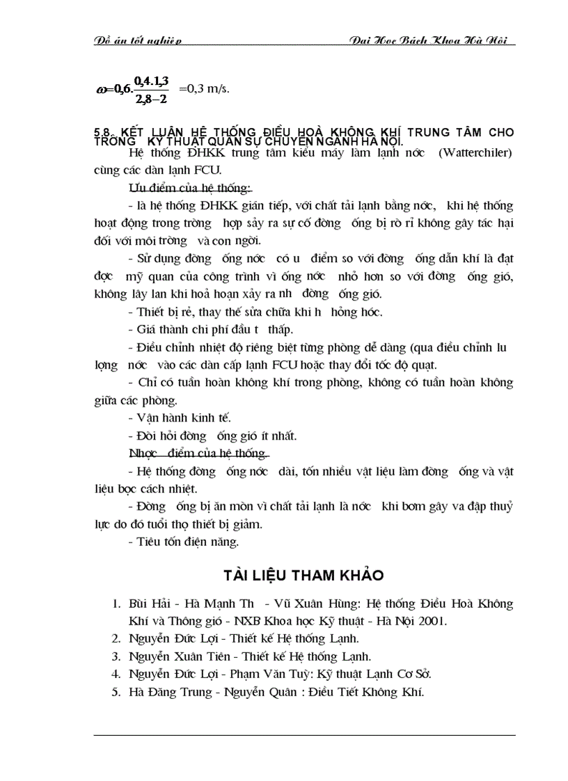 image for page Tính toán thiết kế hệ thống điều hòa nhiệt độ