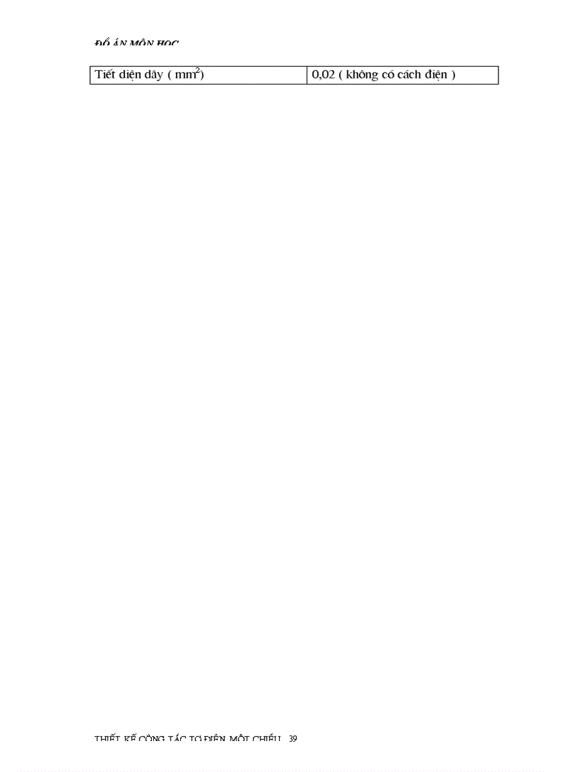 image for page Thiết kế công tác tơ một chiều