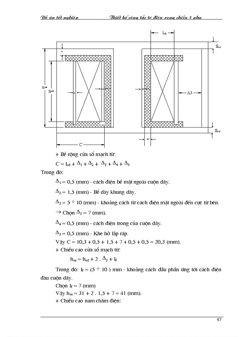 image for page Thiết kế công tác tơ 3 pha