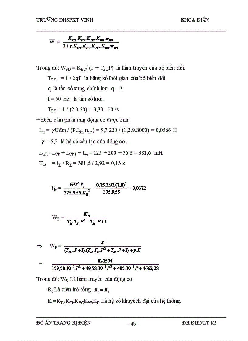 image for page Thiết kế trang bị điện cho máy nâng hạ cầu trục
