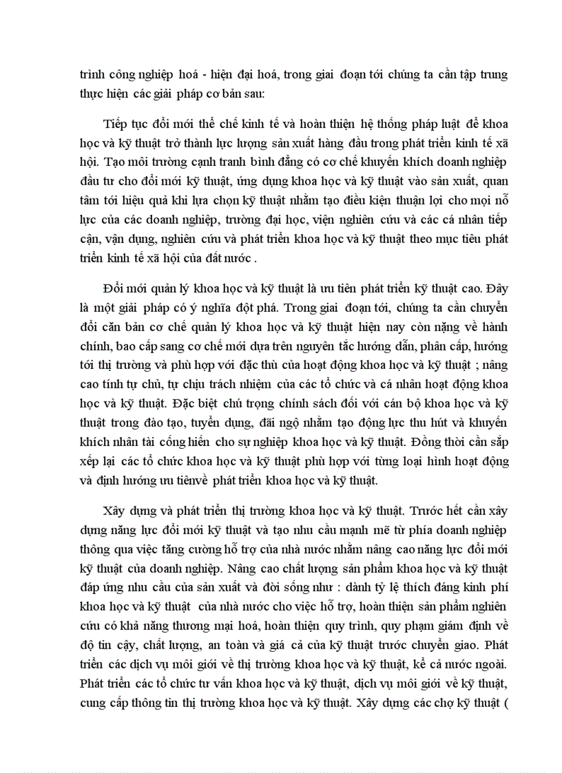 image for page Vai trò của khoa học và kỹ thuật trong sự phát triển lực lượng sản xuất