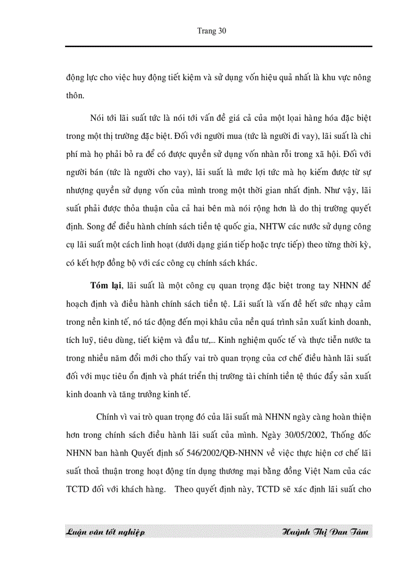 image for page Một số giải pháp góp phần nâng cao hiệu quả hoạt động của cơ chế lãi suất thỏa thuận tại các Ngân hàng thương mại trên địa bàn TP Hồ Chí Minh