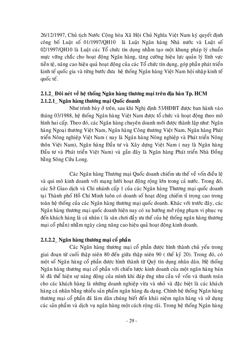 image for page Một số giải pháp hạn chế rủi ro tín dụng của các Ngân hàng thương mại trên địa bàn Thành phố Hồ Chí Minh