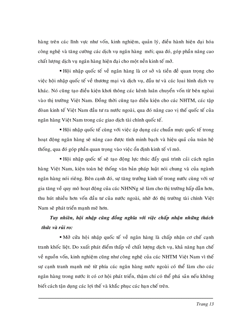 image for page Một số giải pháp nhằm nâng cao khả năng cạnh tranh của hệ thống Ngân hàng thương mại Việt Nam trong tiến trình hội nhập quốc tế