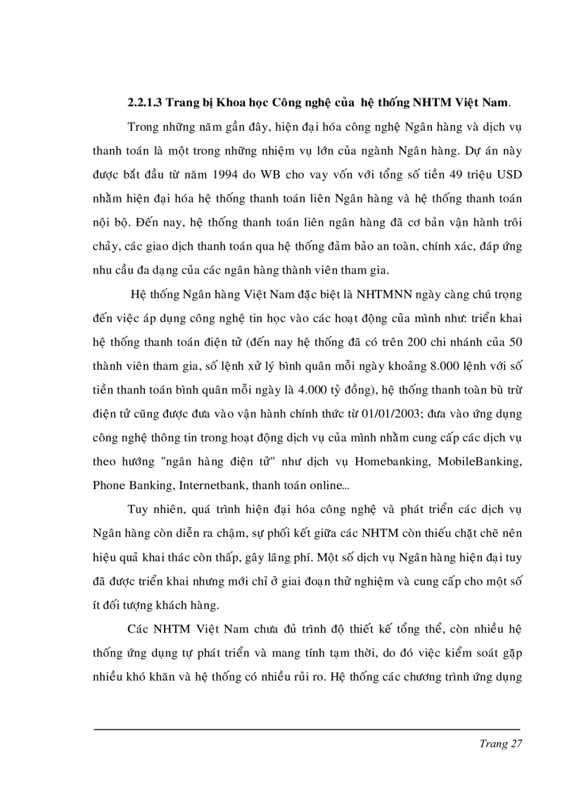 image for page Một số giải pháp nhằm nâng cao khả năng cạnh tranh của hệ thống Ngân hàng thương mại Việt Nam trong tiến trình hội nhập quốc tế