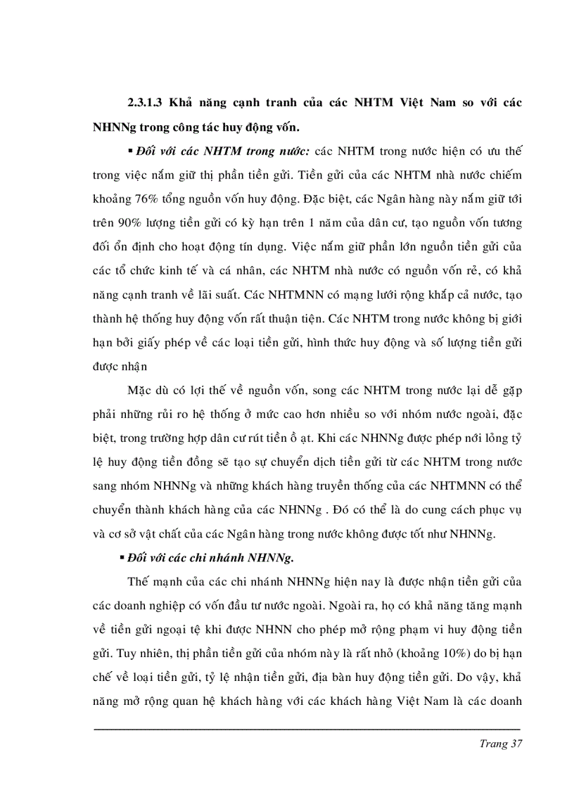 image for page Một số giải pháp nhằm nâng cao khả năng cạnh tranh của hệ thống Ngân hàng thương mại Việt Nam trong tiến trình hội nhập quốc tế