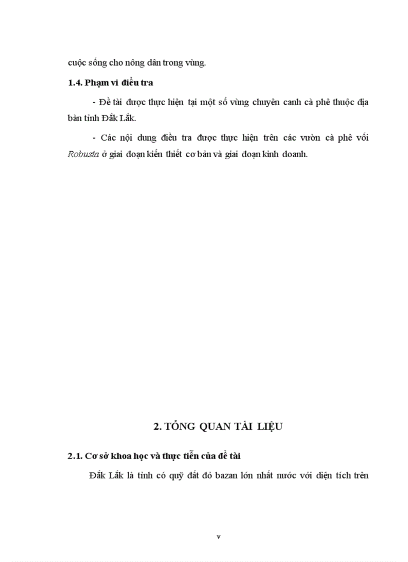 image for page Luận văn thạc sỹ Điều tra đặc điểm sinh trưởng phát triển năng suất và chất lượng của giống cà phê vối Robusta ghép chồi cải tạo ở Đắk Lắk