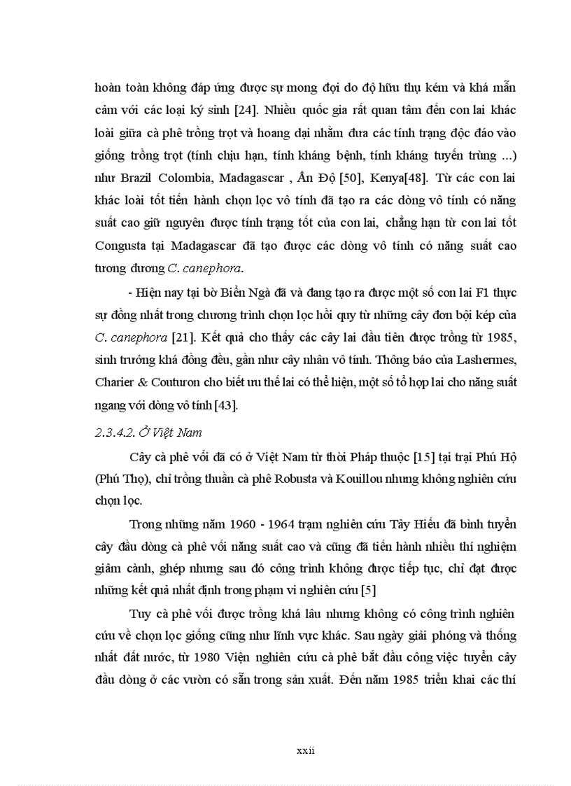 image for page Luận văn thạc sỹ Điều tra đặc điểm sinh trưởng phát triển năng suất và chất lượng của giống cà phê vối Robusta ghép chồi cải tạo ở Đắk Lắk