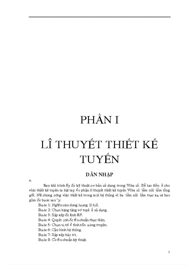 image for page Thiết kế và tính toán tuyến truyền dẫn Viba số thực tế