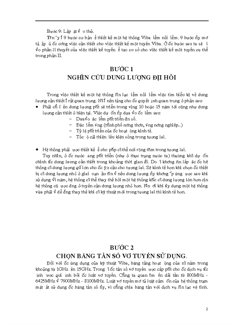 image for page Thiết kế và tính toán tuyến truyền dẫn Viba số thực tế