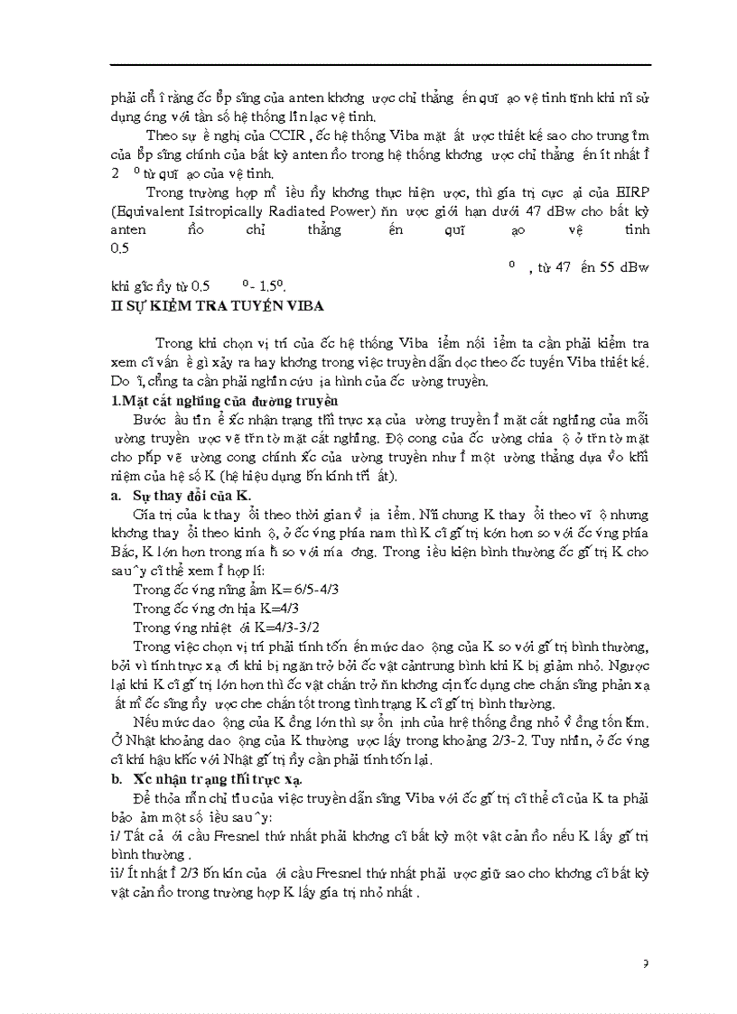 image for page Thiết kế và tính toán tuyến truyền dẫn Viba số thực tế
