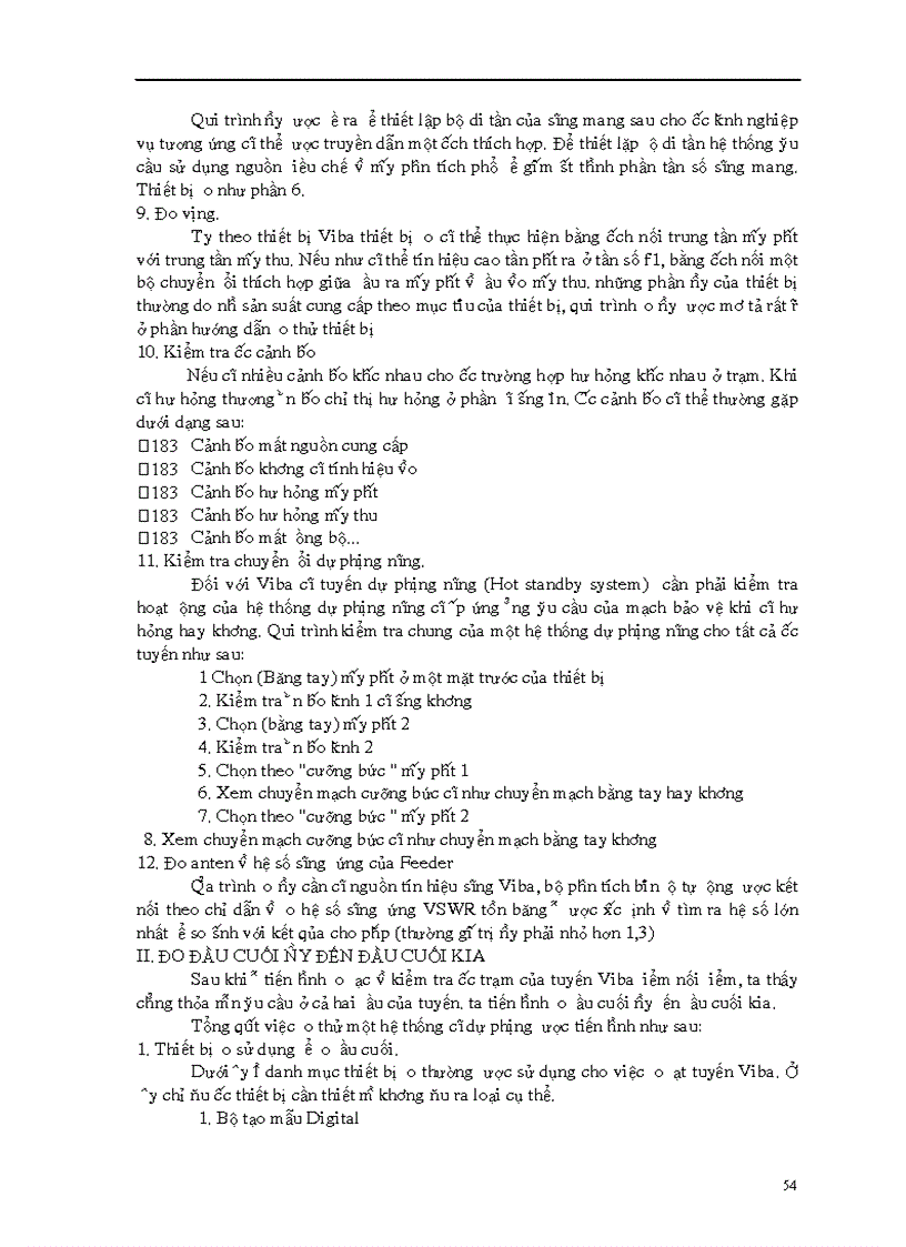 image for page Thiết kế và tính toán tuyến truyền dẫn Viba số thực tế