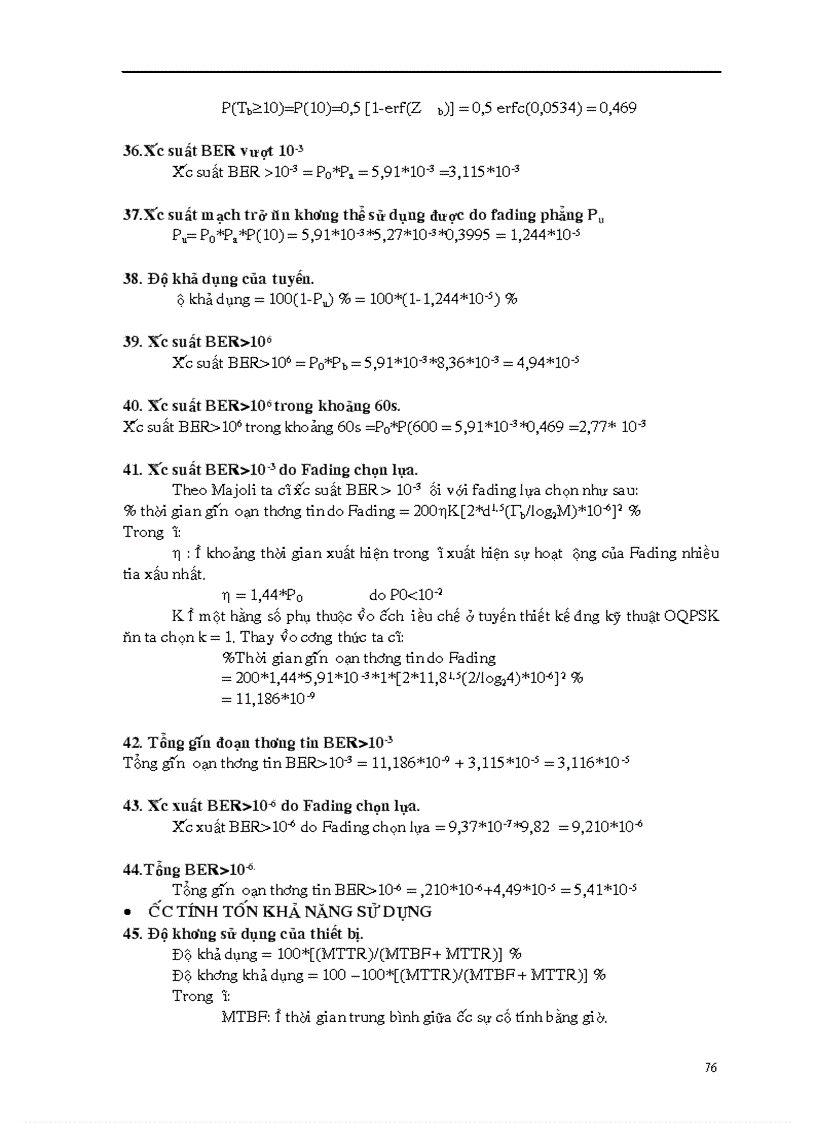 image for page Thiết kế và tính toán tuyến truyền dẫn Viba số thực tế